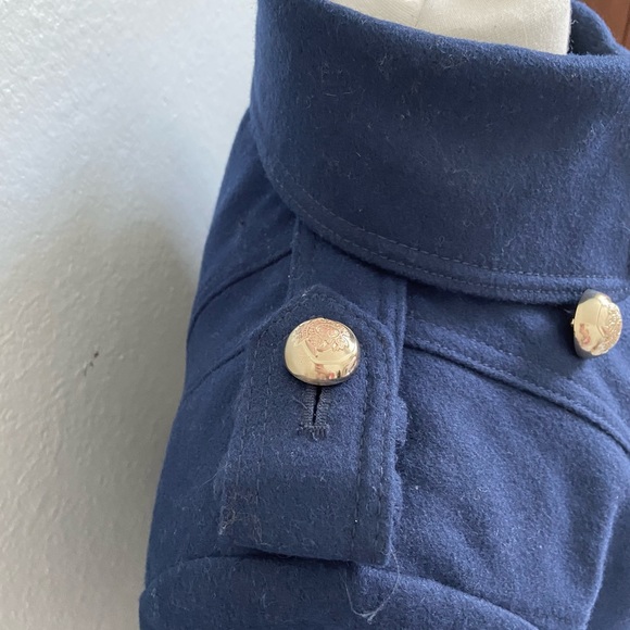 NWT Miss Sixty Cassie Coat Trench Military Double Breasted Fit and Flare - Picture 7 of 15